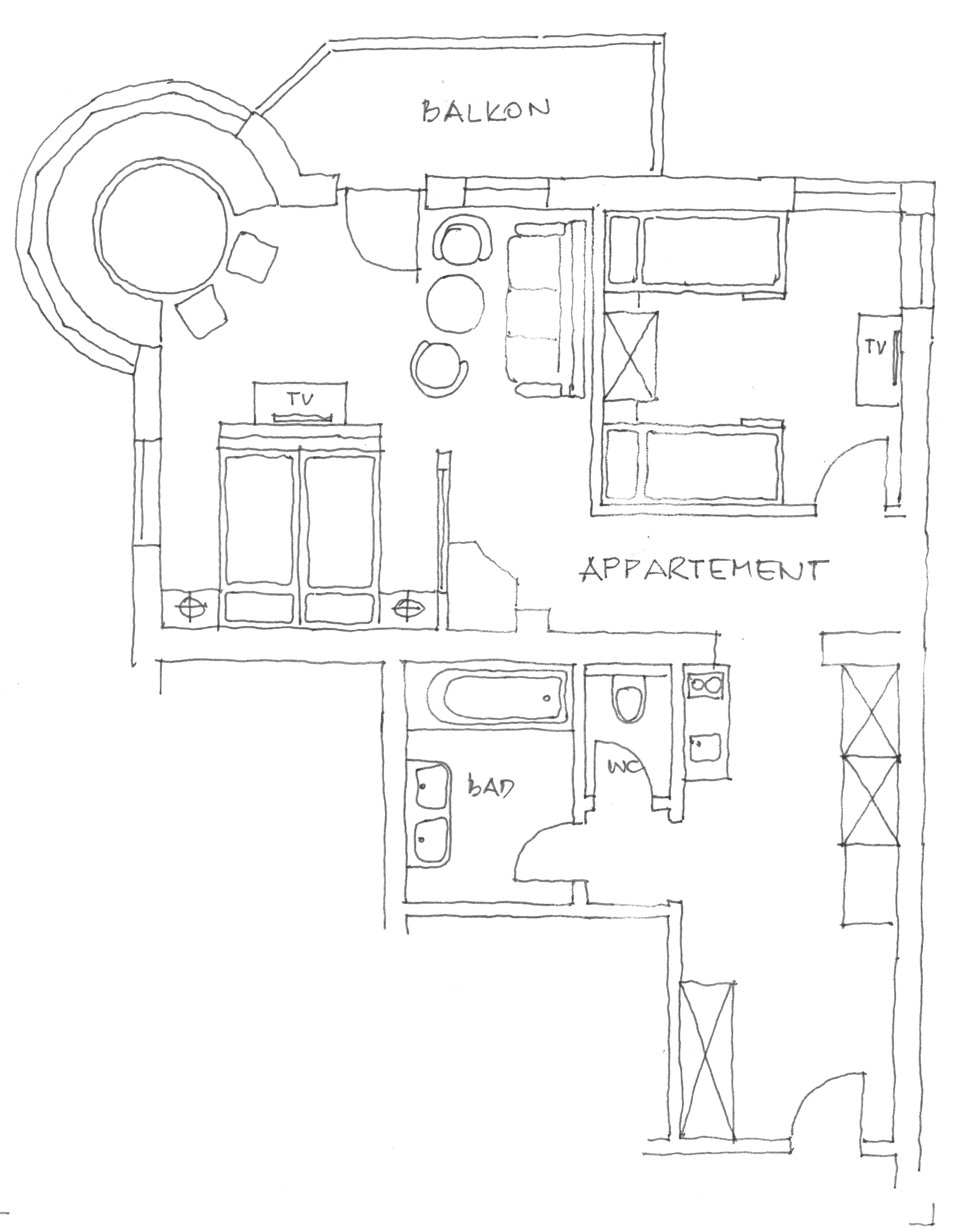 Plan Apartment Wilder Kaiser
